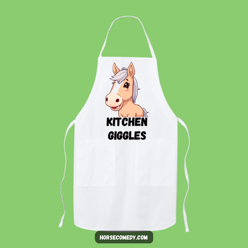 Funny Horse Giggle Apron: Cook with Joy and Floppy-Eared Fun