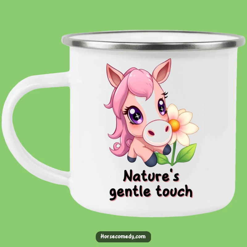 Funny Sparkle Horse Camp Mug: Hilarious Drinkware for Gentle Adventures