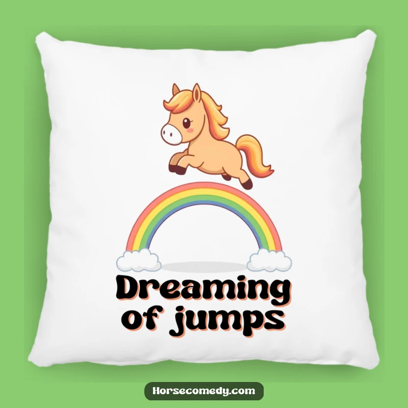 Funny Horse Rainbow Pillow: Snuggle Up with This Adorable and Comfy Cushion