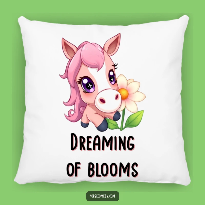 Funny Sparkle Horse Pillow: Cozy & Hilarious Accent for Gentle Comfort