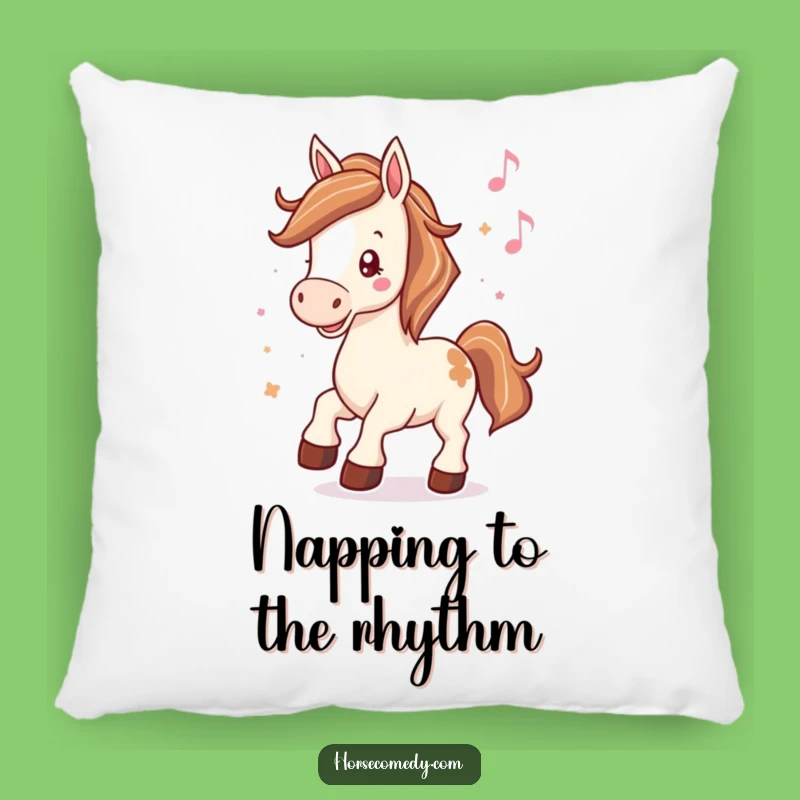 Funny Dancing Horse Pillow: Musical Comfort for Dreamers