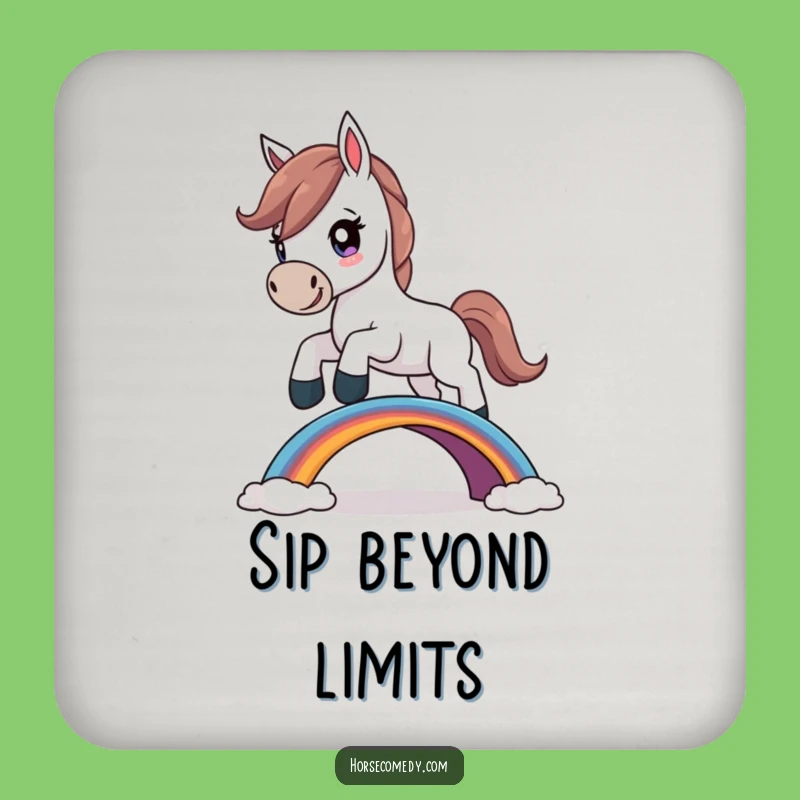 Funny Determined Horse Coaster: Leap Over Obstacles!