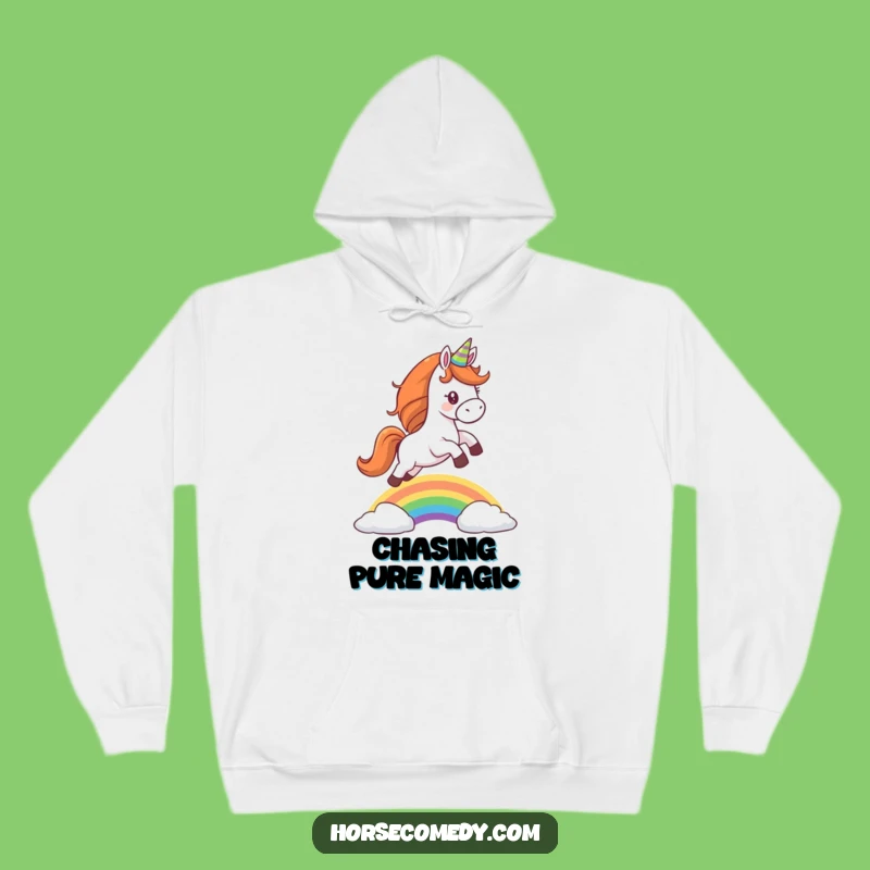 Funny Party Horse Hoodie - Cozy Celebration with Magical Humor!