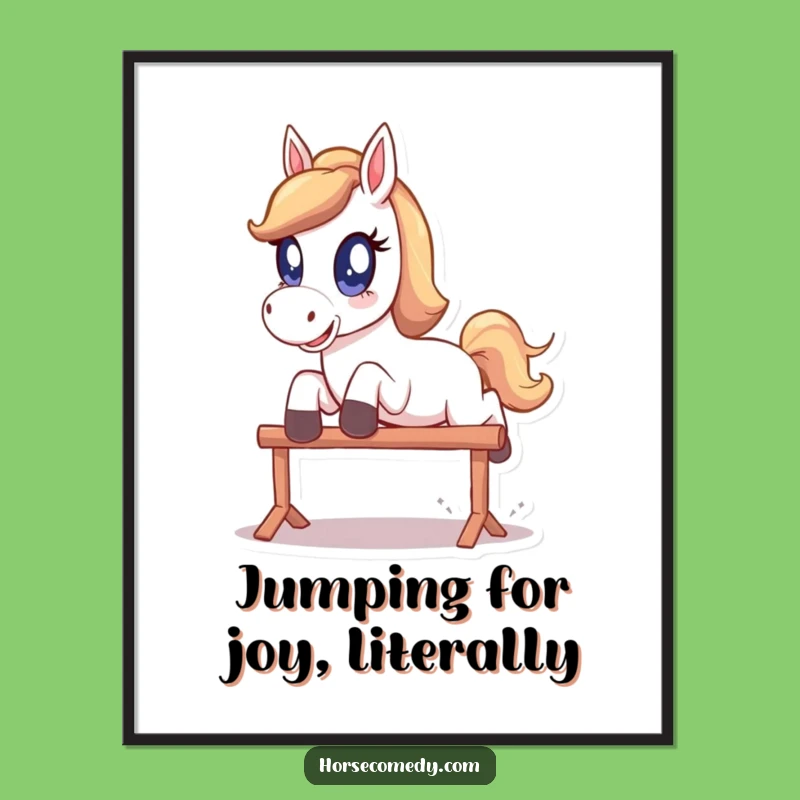 Free Printable Funny Horse Sparkle Eyes Wall Art - Playful Downloadable Decor Gift