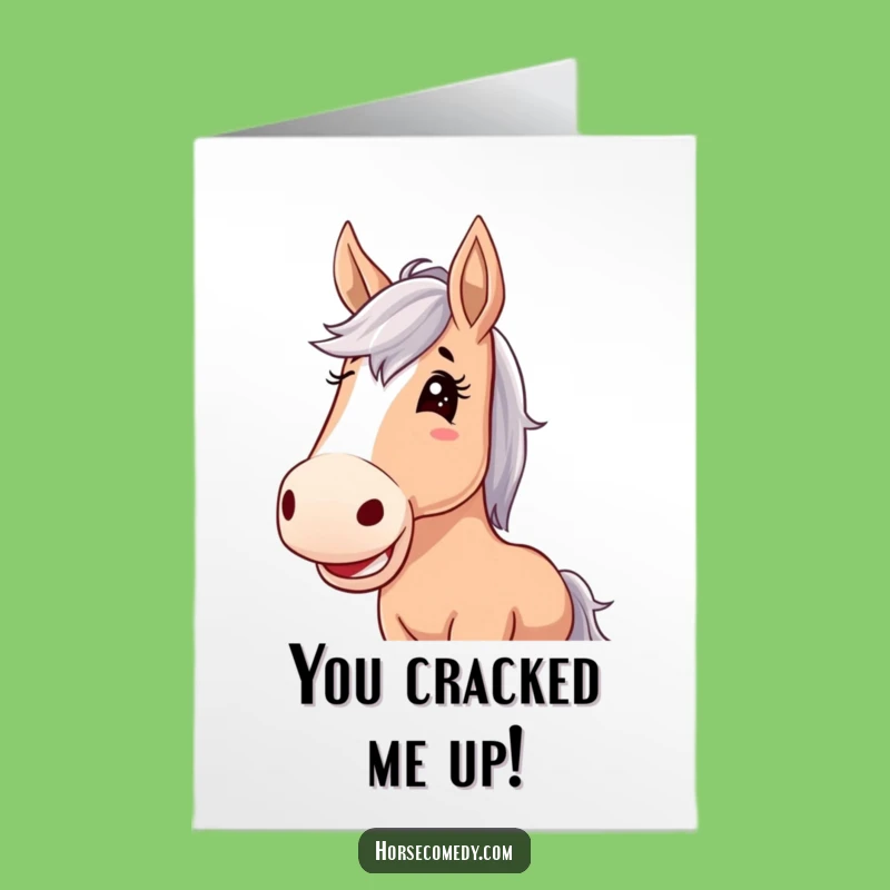 Free Printable Congrats Card: Giggle Horse Floppy Ears, Downloadable & Joyful Gift!