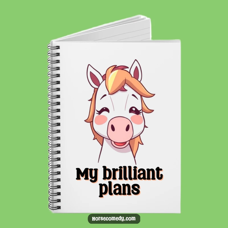 Funny Horse Noisemaker Notebook: Hilarious Cartoon Journal for Party Ideas