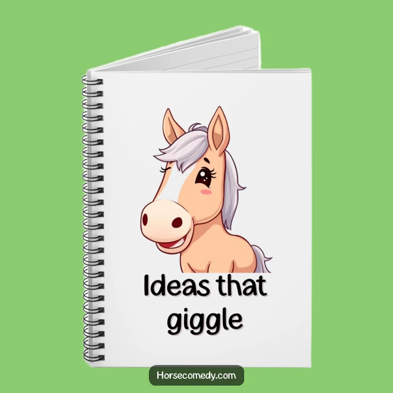 Funny Horse Giggle Notebook: Jot Down Laughs with This Floppy-Eared Journal