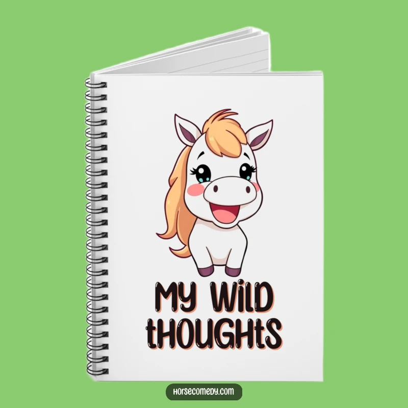 Funny Horse Notebook: Neighing Thoughts - Journal Your Joy!