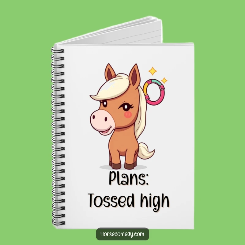 Funny Horse Notebook: Playful Horseshoe Ideas for Your Notes